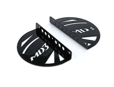 FiveStar Spoiler End Plates MD3 Black (Pair)