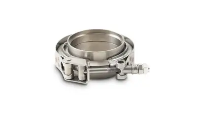 Vibrant Performance Vibrant Performance - 12490 - V-Band Titanium Flange Assembly, for 2.50 in. O.D. Tubing