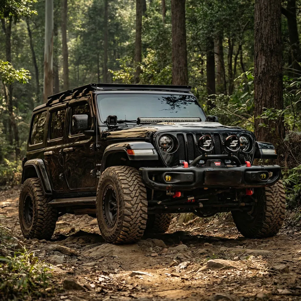 5 Inch LED Pod Lights White + Amber Dual-Mode for Jeep Wrangler JL/ Gladiator JT product image