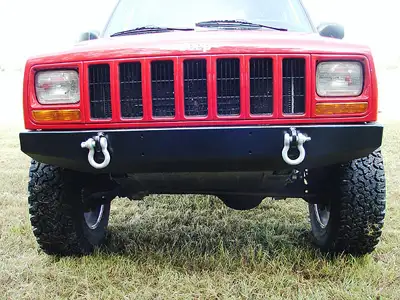 Rock Hard 4X4 Rock Hard 4x4 Patriot Series Full Width Front Bumper - Black - XJ