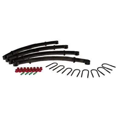 Skyjacker Jeep YJ Softride Leaf Spring System Lift Kit 2-2.5 Inch Lift 87-95 Wrangler YJ Includes Front/Rear Leaf Springs Front/Rear Bushing Kits Front/Rear U Bolt Kits Skyjacker
