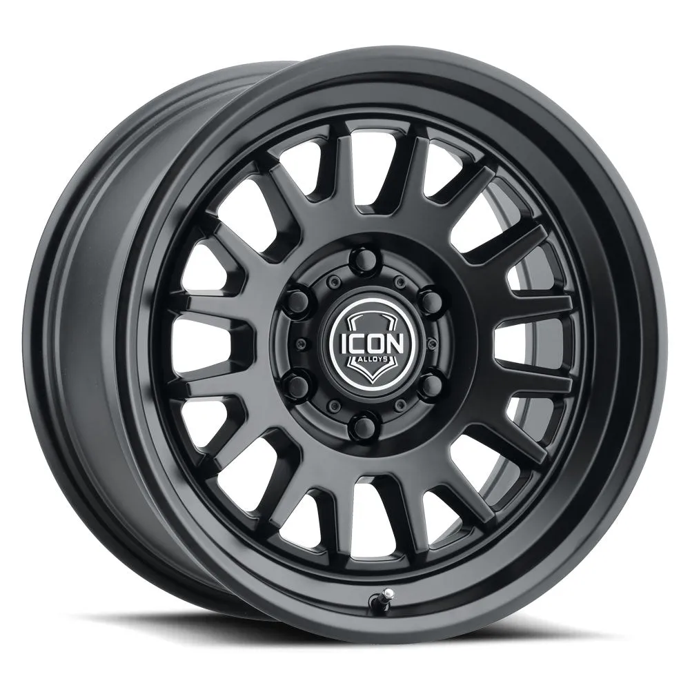 Icon Alloys Anza Satin Black - 17 x 8.5 / 6 x 5.5 / 25mm / 5.75 bs - 8217859057sb product image