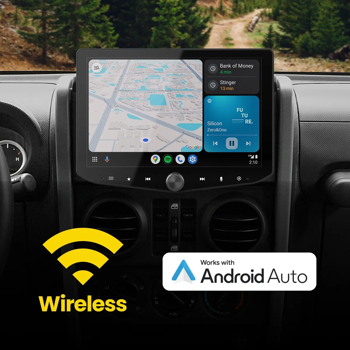 HORIZON10 Jeep Wrangler JK (2007-2018) 10" Radio Kit product image