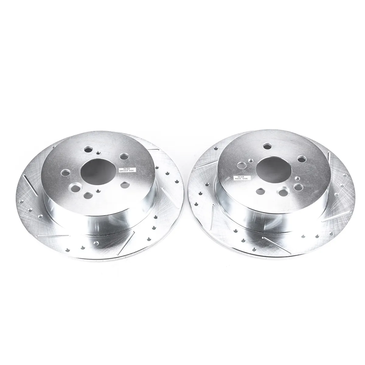 Evolution Drilled/Slotted Zinc Plated Rotors (Pair) product image