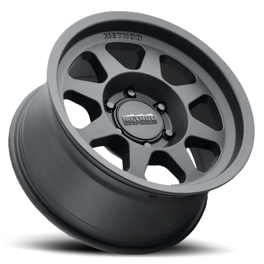 Method Race Wheels Aluminum Wheels 17x8.5 Bead Grip MR701 Bolt Pattern 6 On 135 Offset 0 Lip Size 1.81 Matte Black MB Method