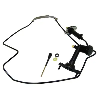 Crown Automotive Jeep Replacement Clutch Hydraulic Assembly; Right Hand Drive; Incl. Clutch Master Cylinder/Slave Cylinder/Hose/Push Rod/O-Ring;