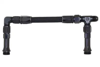 Redhorse Performance 06 x 7/8 20 Dual Inlet to Fit Holley 4160 (Center to Center 8.8) Black
