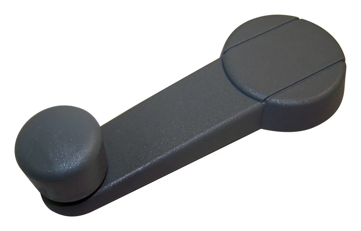 Crown Automotive Jeep Replacement 5AB84JS1 Dk. Gray Window Handle for 84-96 XJ Cherokee, MJ Comanche, 93-96 ZJ Gr.Cherokee product image