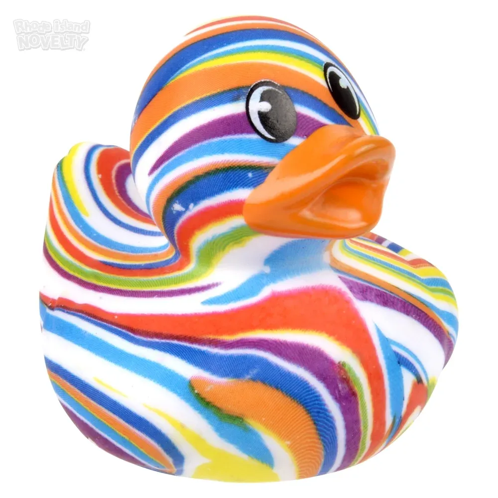 2\" Swirl Print Duckies product image