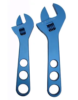 Adjustable AN Fitting Wrench Set Aluminum Blue Anodized Complete Set Proform product image