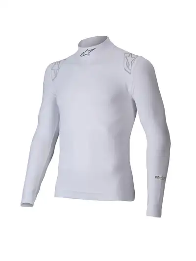 alpine star Underwear Top ZX EVO V3 White Med/Lrg Long Slve