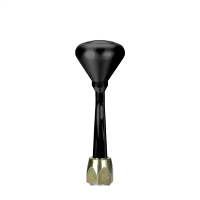 Lokar Electronic Sport Shifter; Floor; 6 in. Black Lever; Black Mushroom Shift Knob; For Use w/6L80 Transmission; Incl. Lever/Brackets/Neutral Safety Switch/ Hardware;