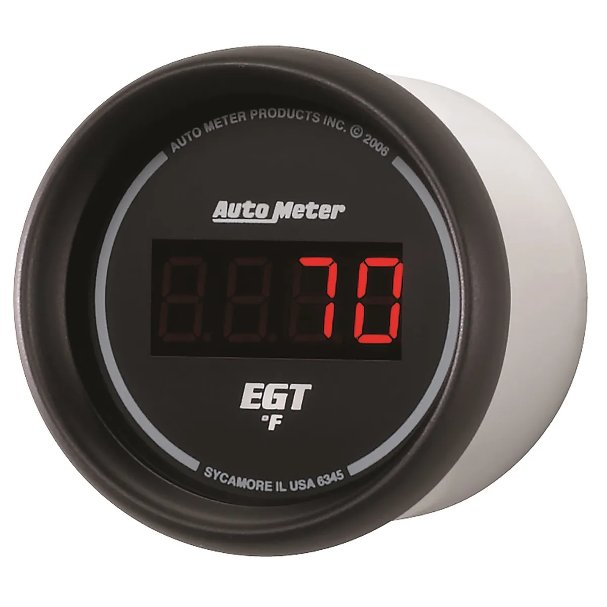 Gauge, Pyrometer (EGT), 2 1/16", 1600?F, Digital, Black Dial w/ Red LED product image