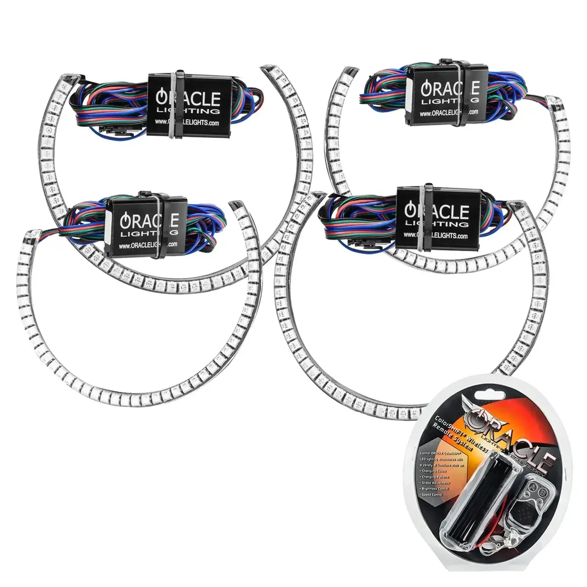 ORACLE Lighting 2015-2023 Dodge Challenger LED Surface Mount Headlight Halo Kit product image