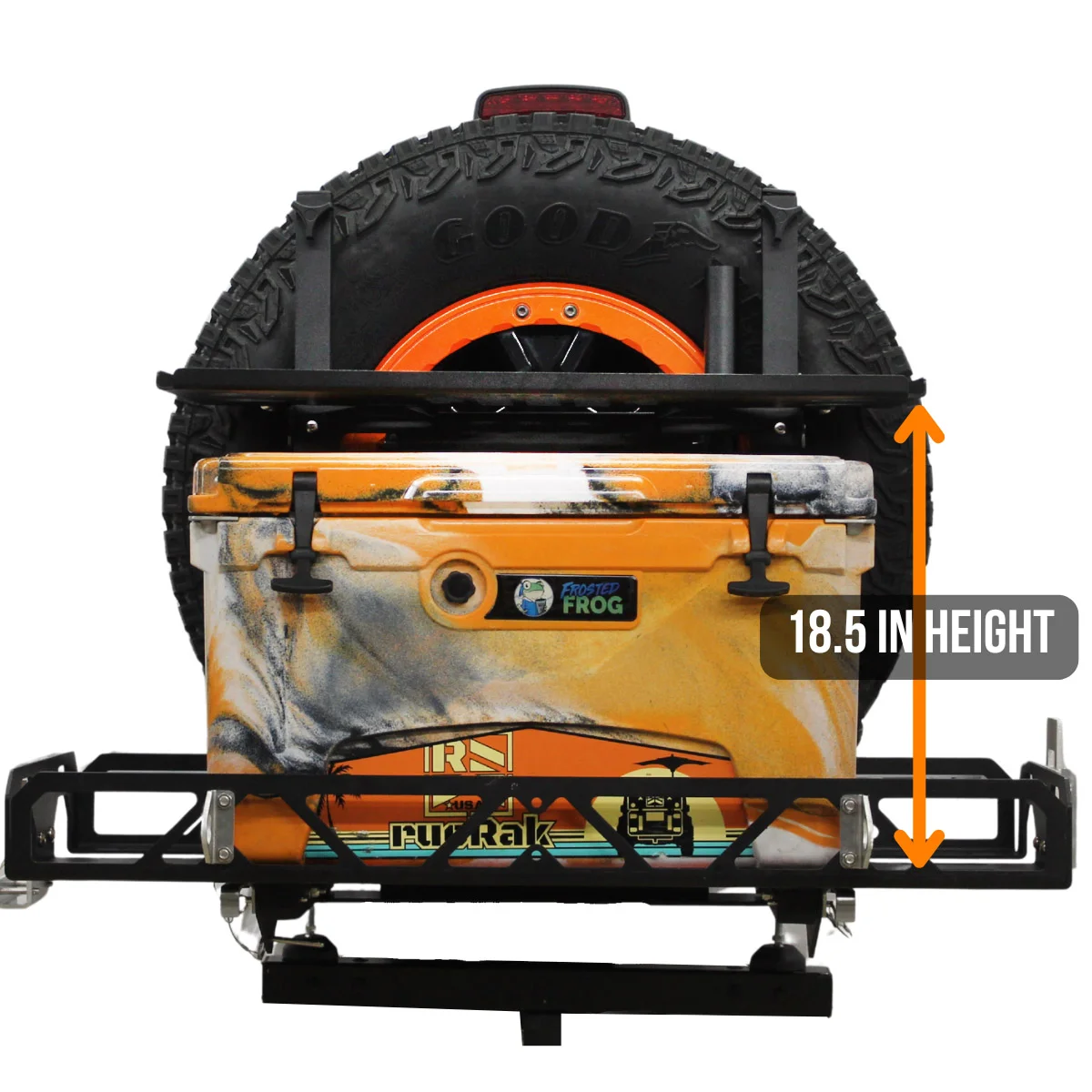 rucRak GRUNT Cargo Carrier & Bike Rack — Jeep Wrangler JK (2007–2018) product image
