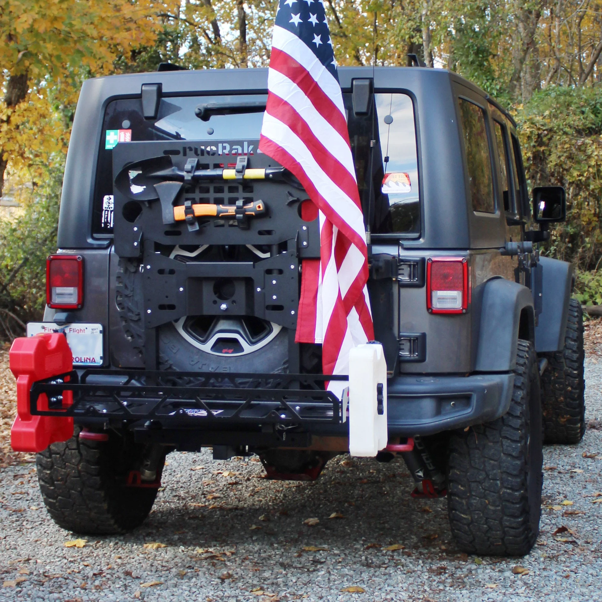 rucRak GRUNT Cargo Carrier & Bike Rack — Jeep Wrangler JK (2007–2018) product image