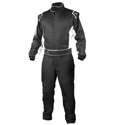K1 RaceGear Suit Challenger Black Large SFI 3.2A/1