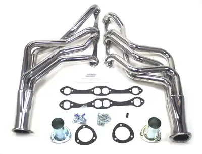 Patriot Exhaust Patriot Long Tube Header 78-88 GM G Body 265-400 SBC 1 5/8" Primary 3" Collector Silver Ceramic Coated H8096-1