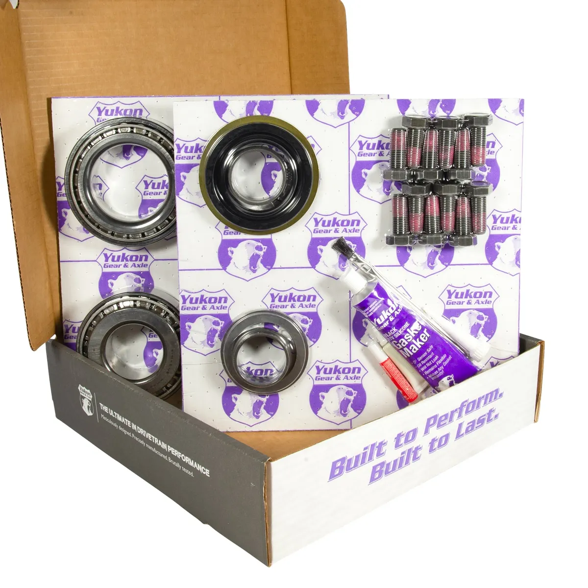 Yukon Gear and Axle 115in AAM 456 Ratio Rear Ring and Pinion Gear Set and Master Install Kit Package with 30 Spline Yukon Dura Grip Limited Slip Positraction with 4375in OD Inner Pinion Bearing GM and Chrysler Dodge Ram product image