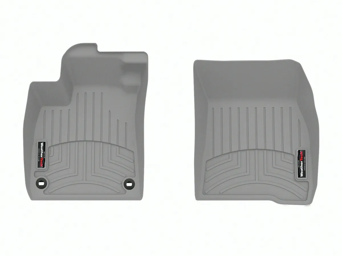 Weathertech FloorLiner™ DigitalFit®; Gray; Front;