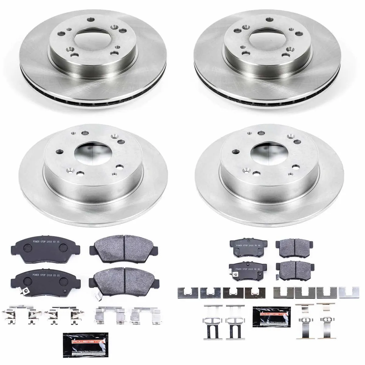 Track Day Spec Kit-Stage 2 Kit For Spec Racing Series/Advanced Track Day Enthusiasts: Rotors And Pads-For Use W/Race Tires product image
