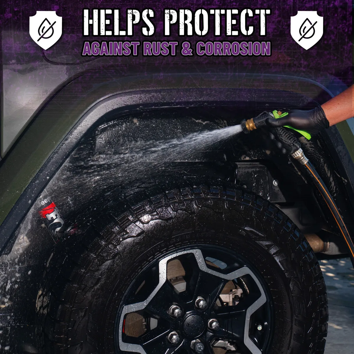 Bare Bones Undercarriage Spraydark Shine Trim/Fender/Wheel Wells And Tire Shine Spray (1 Gal ) product image