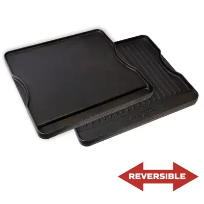 Camp Chef 14in x 16in Reversible Cast Iron Grill/Griddle