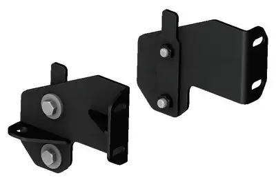 LoD Offroad JK Frame Tie-in Bracket (For front bumper) (Black Powder Coated)