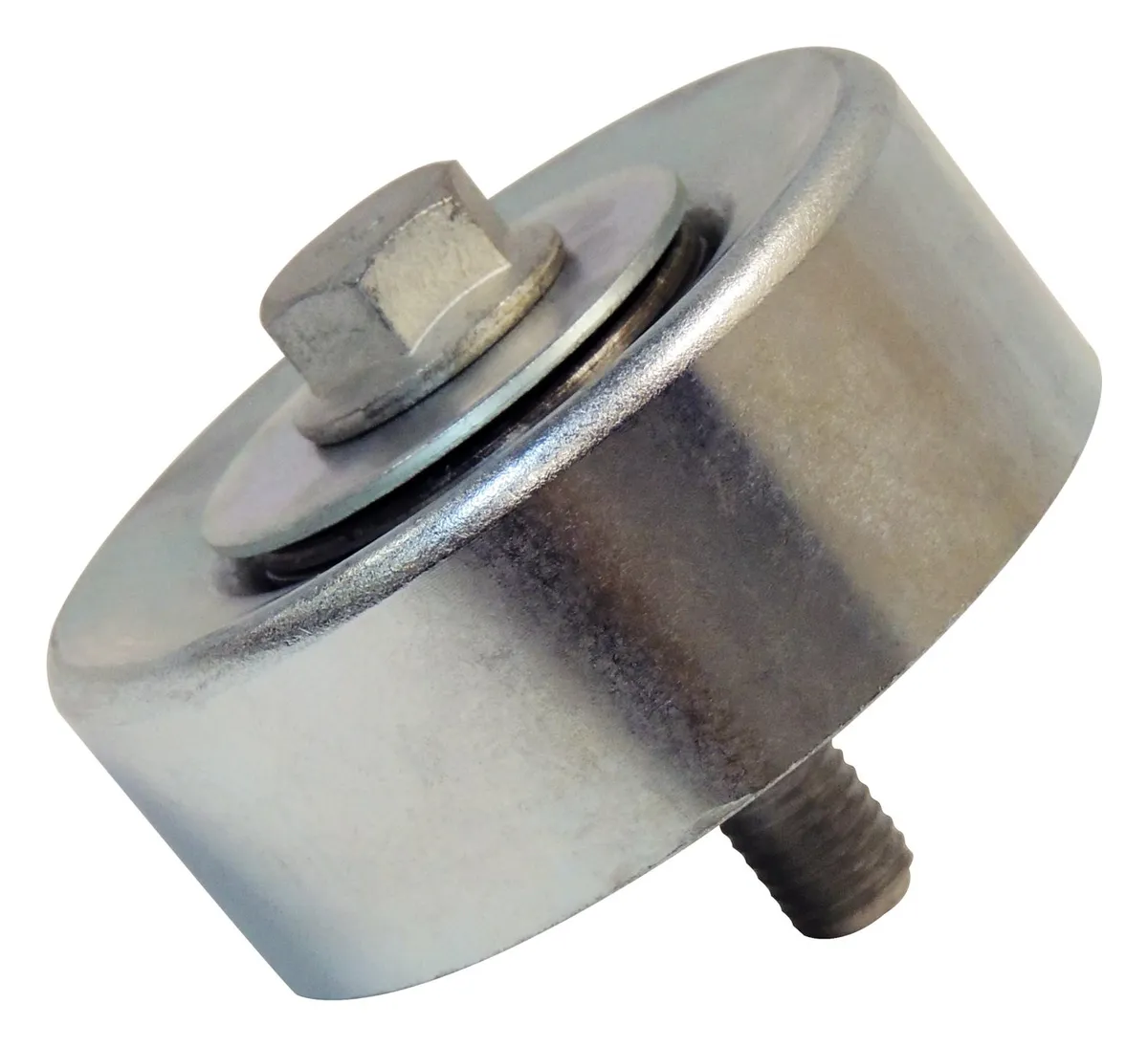 Drive Belt Idler Pulley; For Use w/ 2007-18 Jeep JK Wrangler/ 2008-12 KK Liberty/ 2007-09 Dodge Nitro; w/ 2.8L Diesel Engine; Smooth; product image