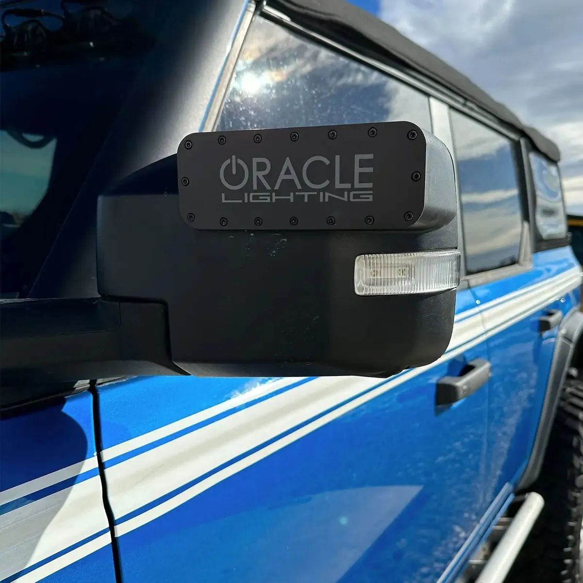Oracle Lighting Magnetic Light Bar Cover For LED Side Mirrors -Pair - Bronco 2021+ product image