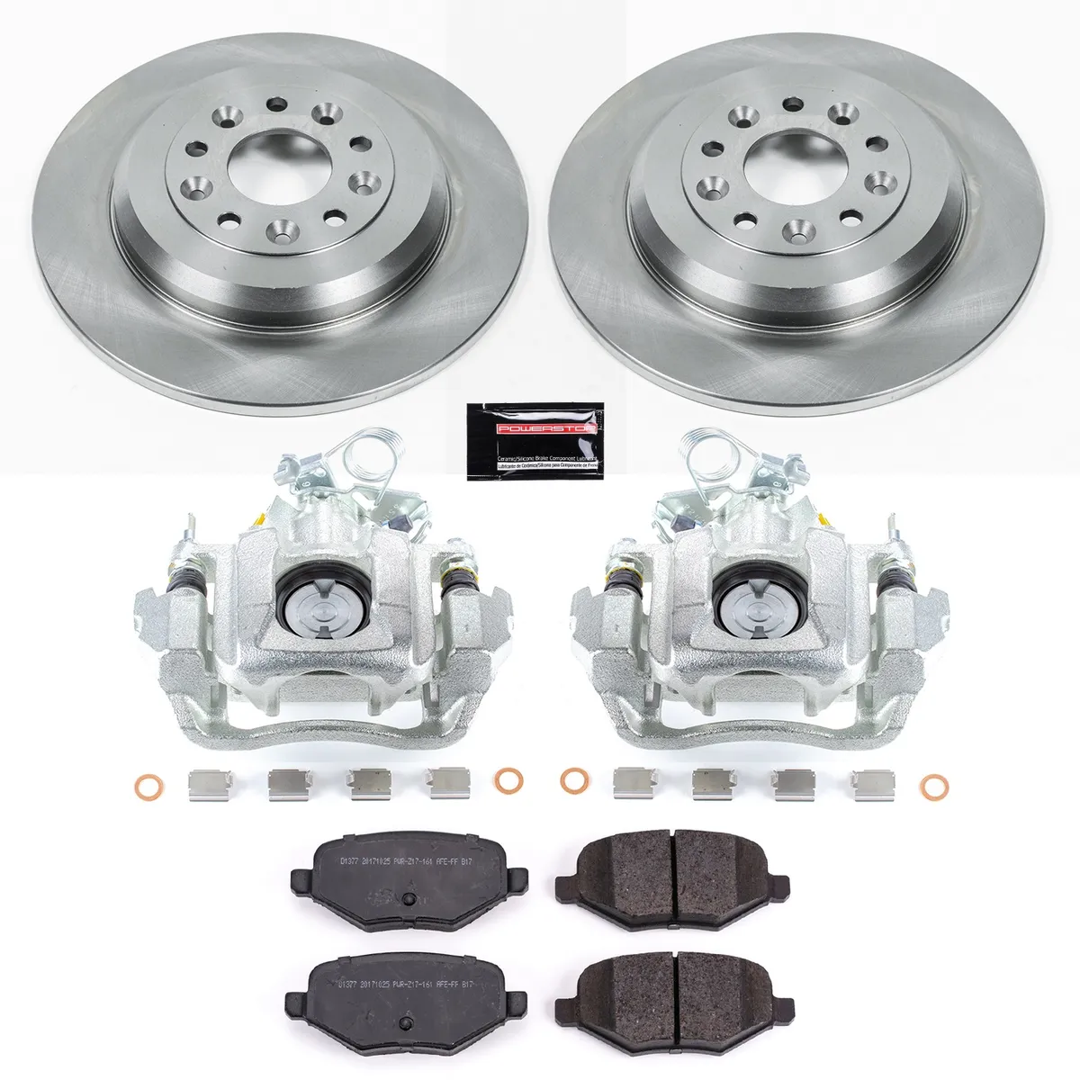 Z17 Direct Replacement Kit: Rotors; Ceramic Pads; Calipers product image