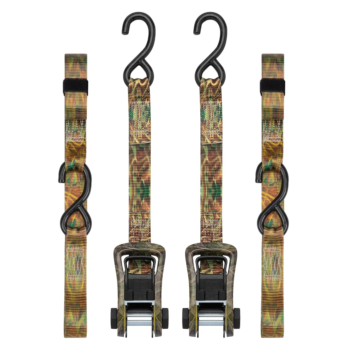 10in 3000lb Carbon x Ratchet Tie Downorange2pk product image