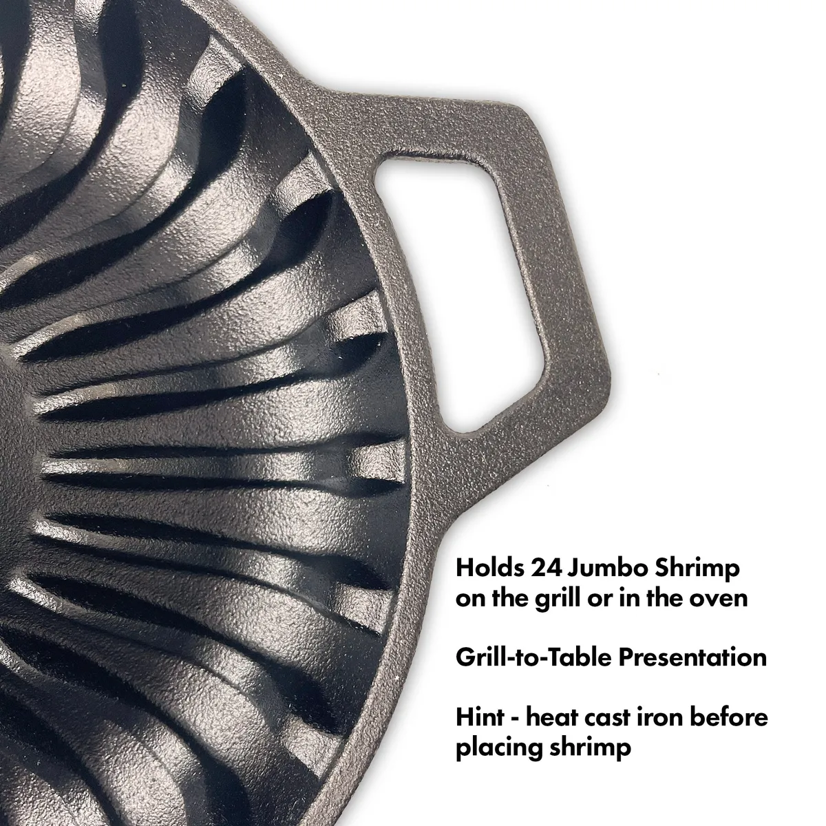 Bayou Classic Cast Iron Shrimp Pan