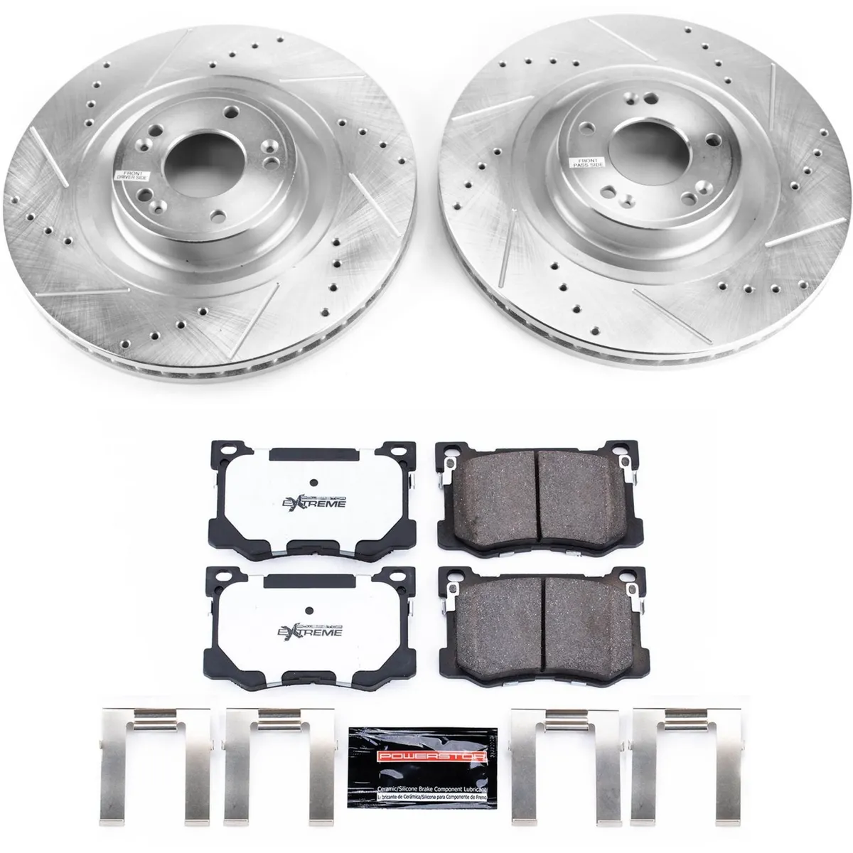 Z26 Street Warrior Upgrade Kit: Drilled/Slotted Rotors; Carbon-Fiber Ceramic Pads W/Hardware product image