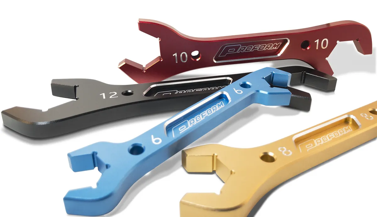 Aluminum an Wrench Set 4 Pieces Includes Size 6an Thru 12an product image