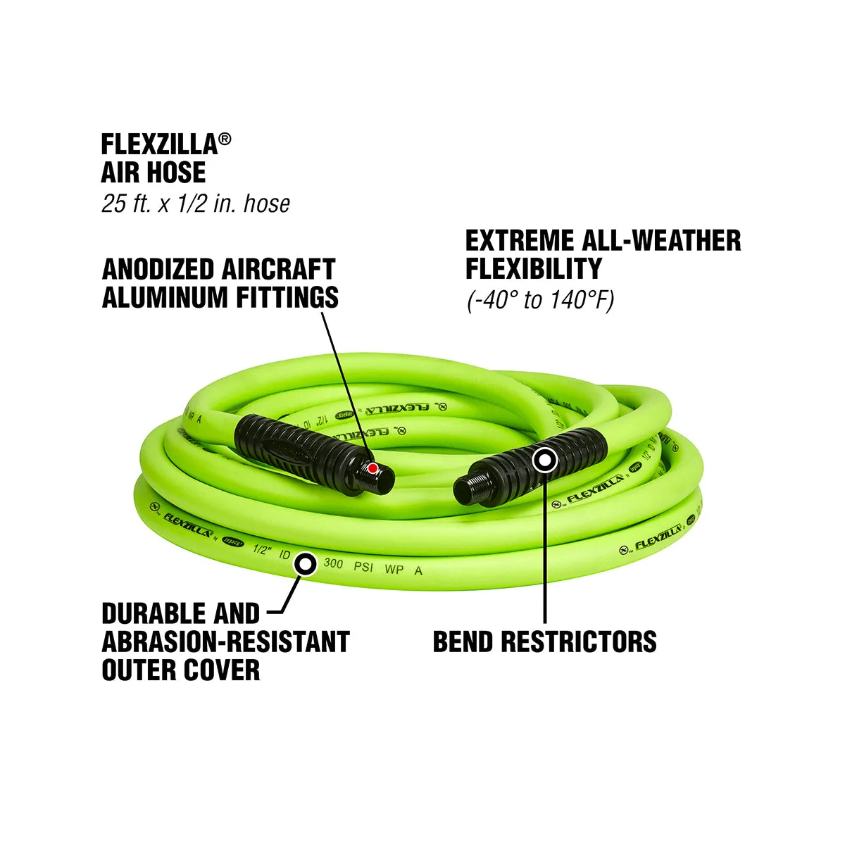 fz Air Hose 1/2in 50ft 3/8mnpt product image