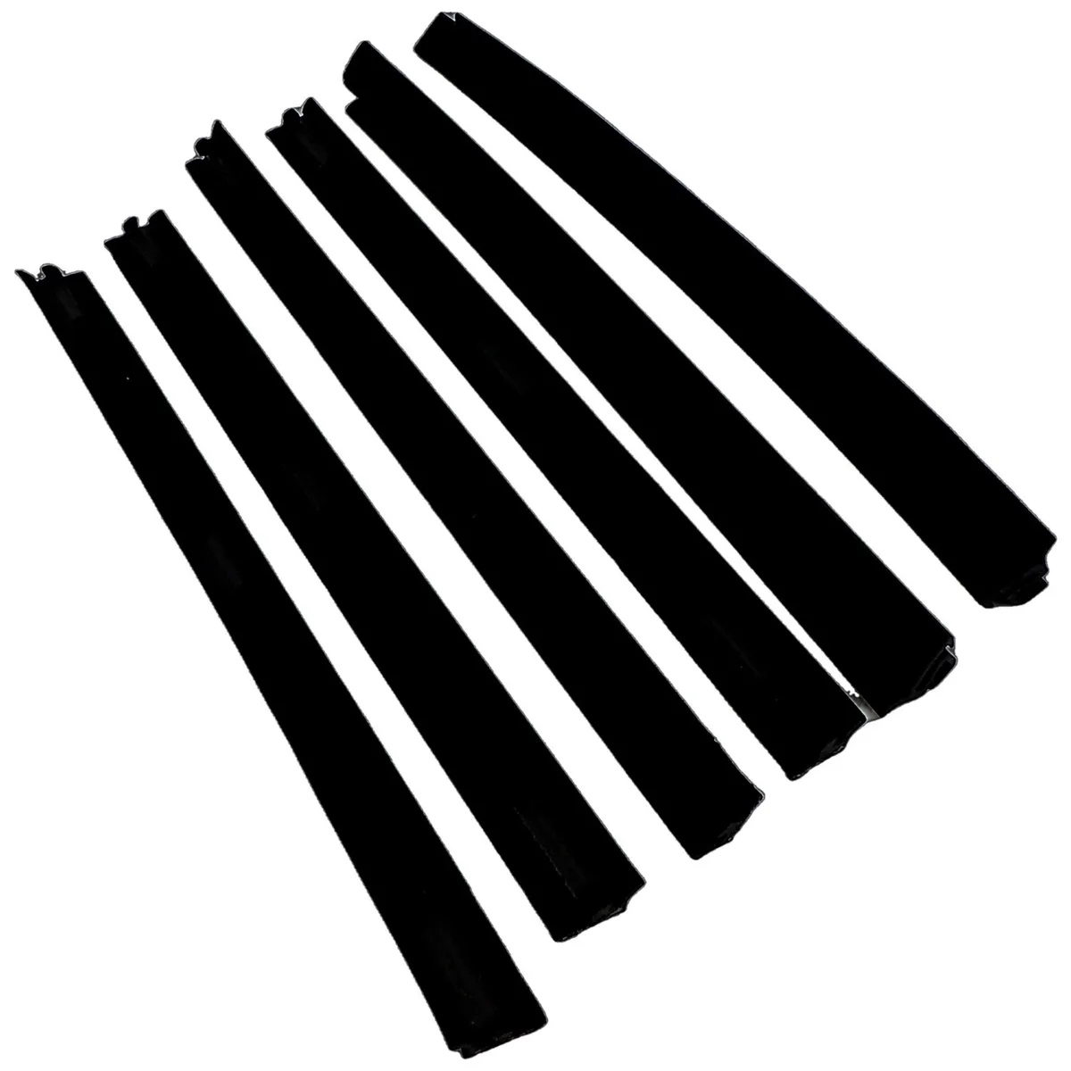 Door Glass Weatherstrip Kit; Front and Rear; Inner and Outer; Rear Inner Not Included; product image