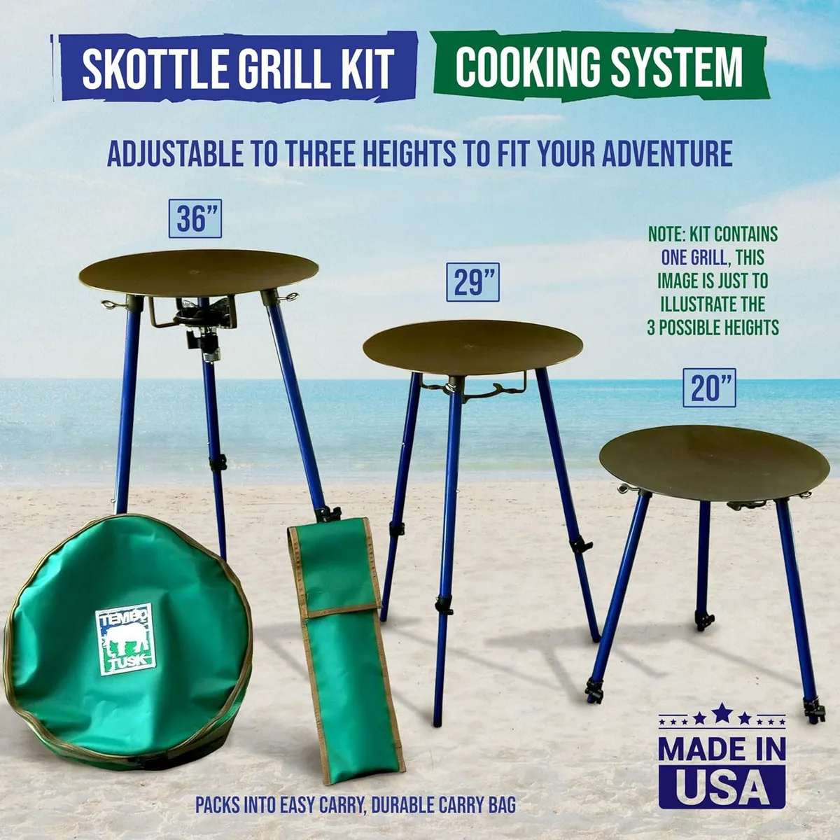 TemboTusk Skottle Grill Kit         (Free Shipping) product image