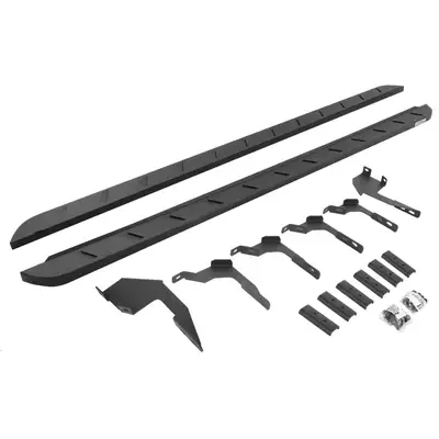 Go Rhino Go Rhino 63036880SPC - RB10 Slim Line Running Boards With Mounting Brackets - Textured Black