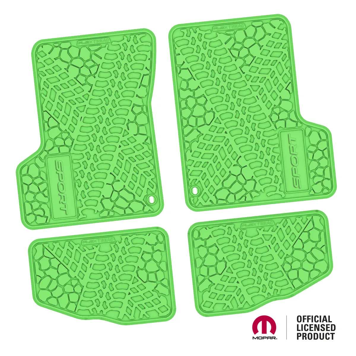 Ngtt44044001- 03-06 Jeep Tj/Lj 2DR Front And Rear- Tire Tread/Scorched Earth Scene w/ Sport Insert - Black product image