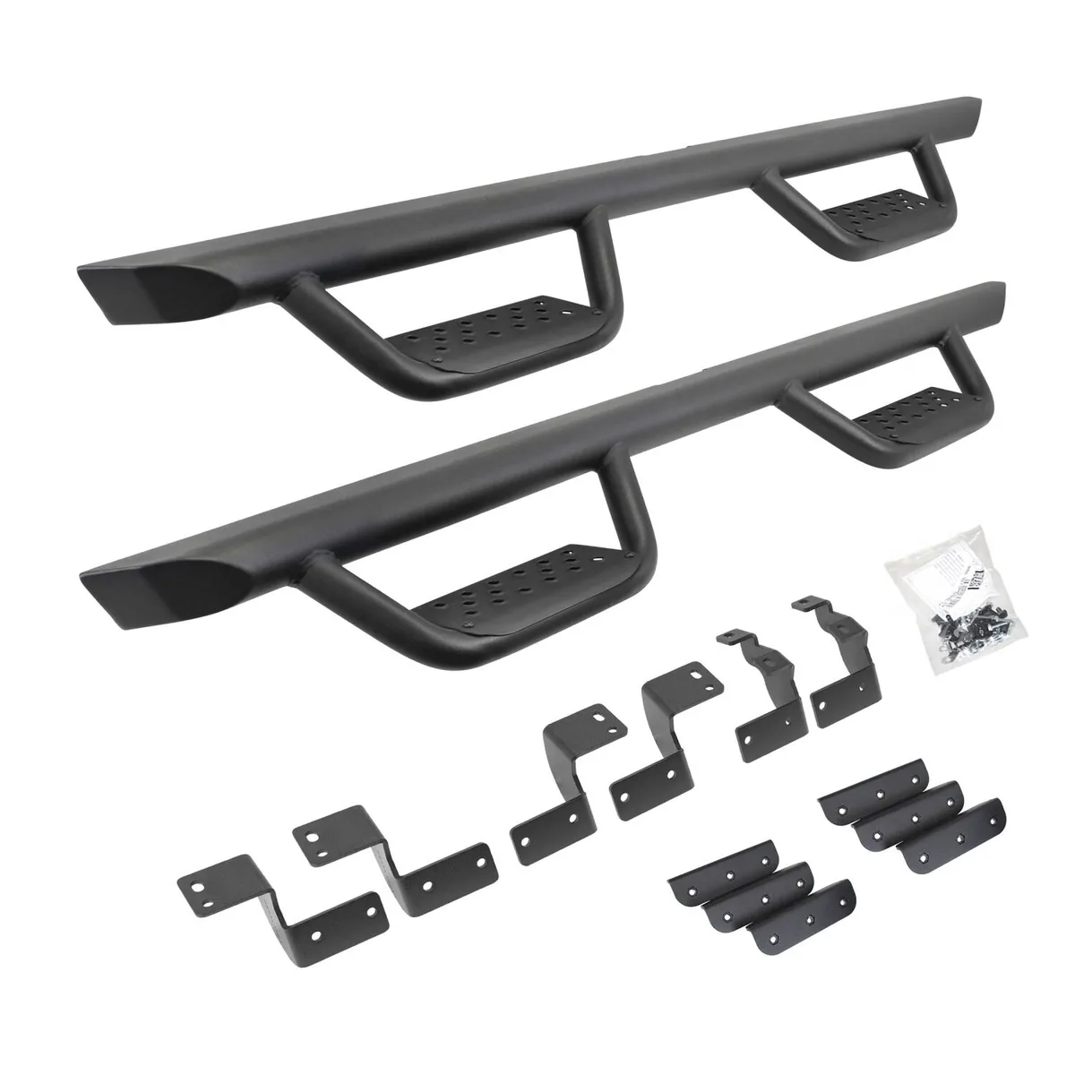 Go Rhino D224425T - Domintator Extreme D2 Side Steps With Mounting Brackets - Textured Black product image