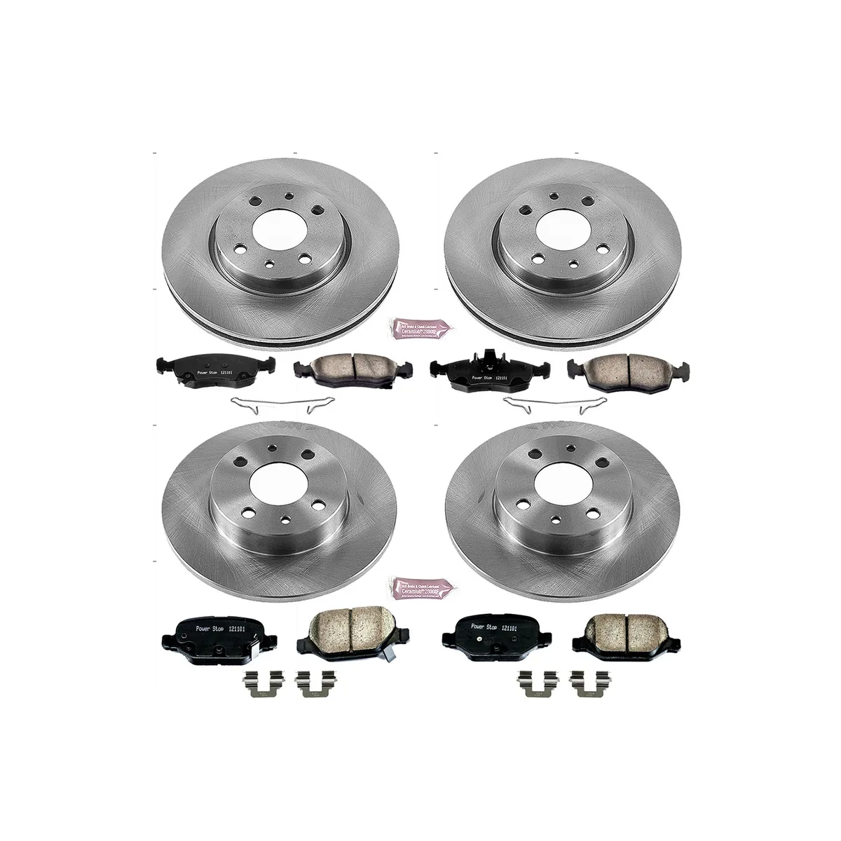 Z17 Direct Replacement Kit: Rotors; Ceramic Pads W/Hardware product image