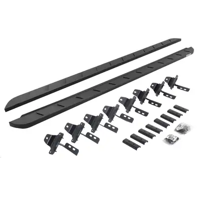 Go Rhino Go Rhino 63451687SPC - RB10 Slim Line Running Boards With Mounting Brackets - Textured Black
