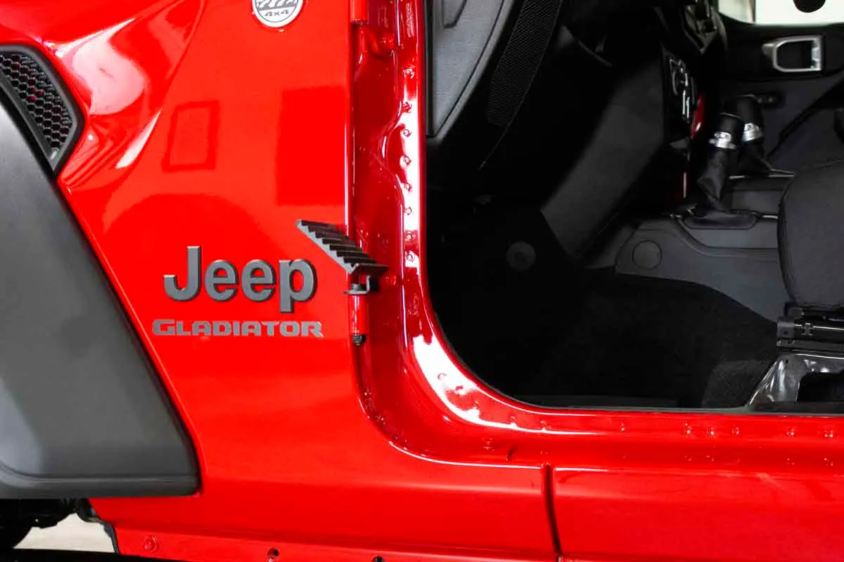 Fishbone Offroad Foot Peg Set for 2018 & Up Jeep Wrangler JL/Wrangler Unlimited JLU, 2020 & Up Jeep Gladiator JT FB21082 product image