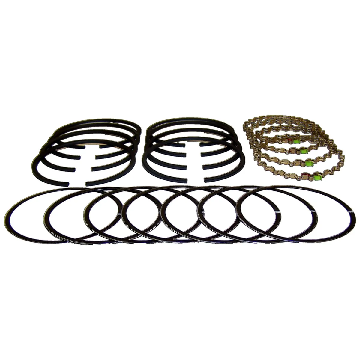 Piston Ring Set 1945-1949 CJ-2A w/ 4-134 L-Head Engine;1948-1953 CJ-3A w/ 4-134 L-Head Engine;1953-1968 CJ-3B w/ 4-134 F-Head Engine;1955-1971 CJ-5 w/ 4-134 F-Head Engine;1955-1971 CJ-6 w/ 4-134 F-Head Engine;1941-1945 MB w/ 4-134 L-Head Engine; 195 product image