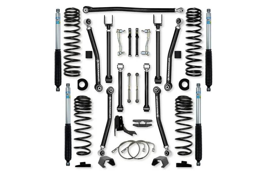 Rock Krawler Rock Krawler 2.5in Adventure X Mid Arm Lift Kit w/ Shocks Options - JL 4dr