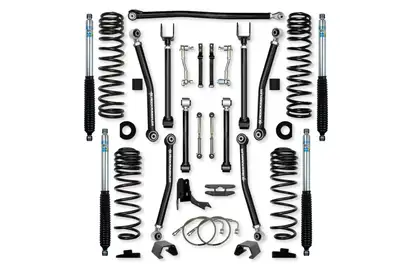 Rock Krawler Rock Krawler 2.5in Adventure X Mid Arm Lift Kit w/ Shocks Options - JL 4dr