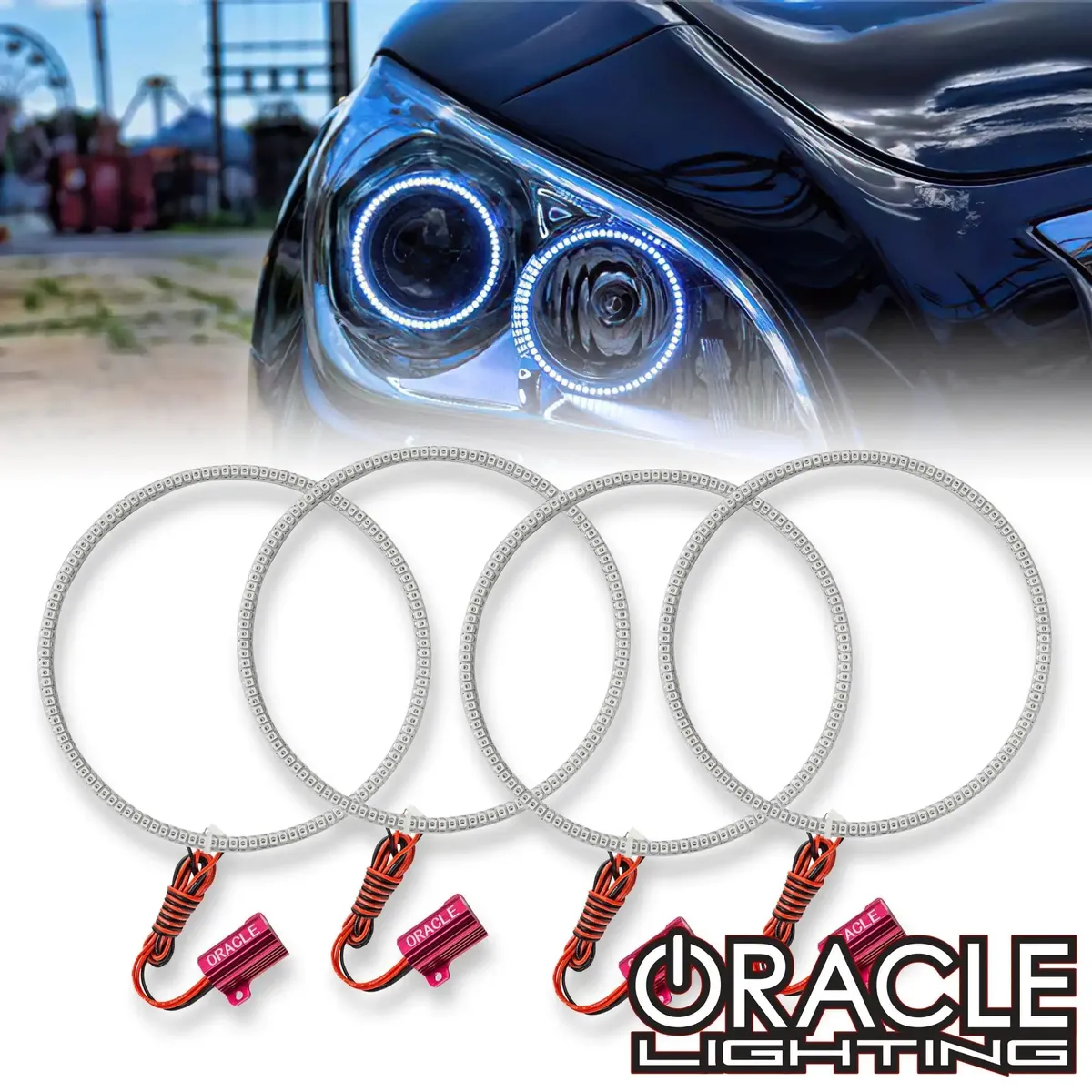 Oracle Lighting ORACLE Lighting 2010-2013 Infiniti M37 LED Headlight Halo Kit