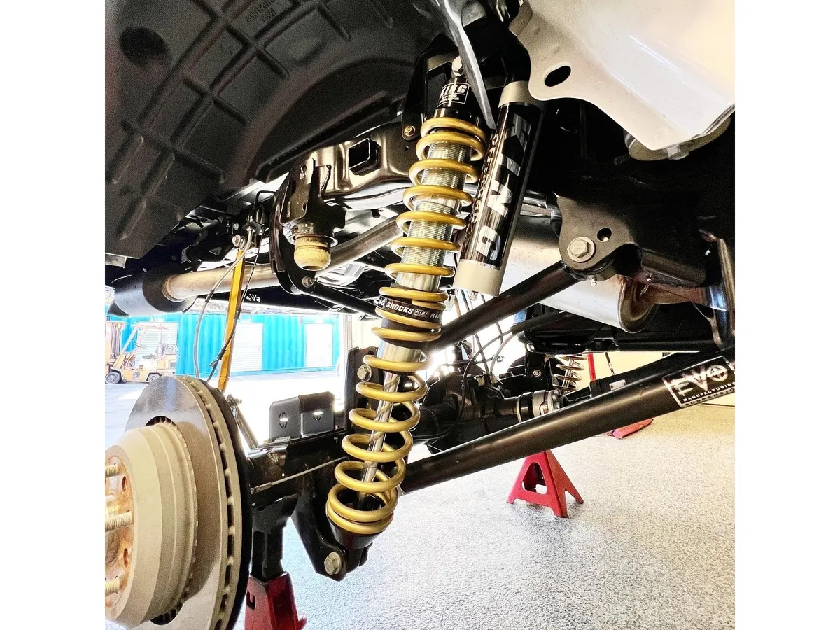 EVO Manufacturing Rear Bolt On Coilover Kit W/Adjusters - Black - JT product image