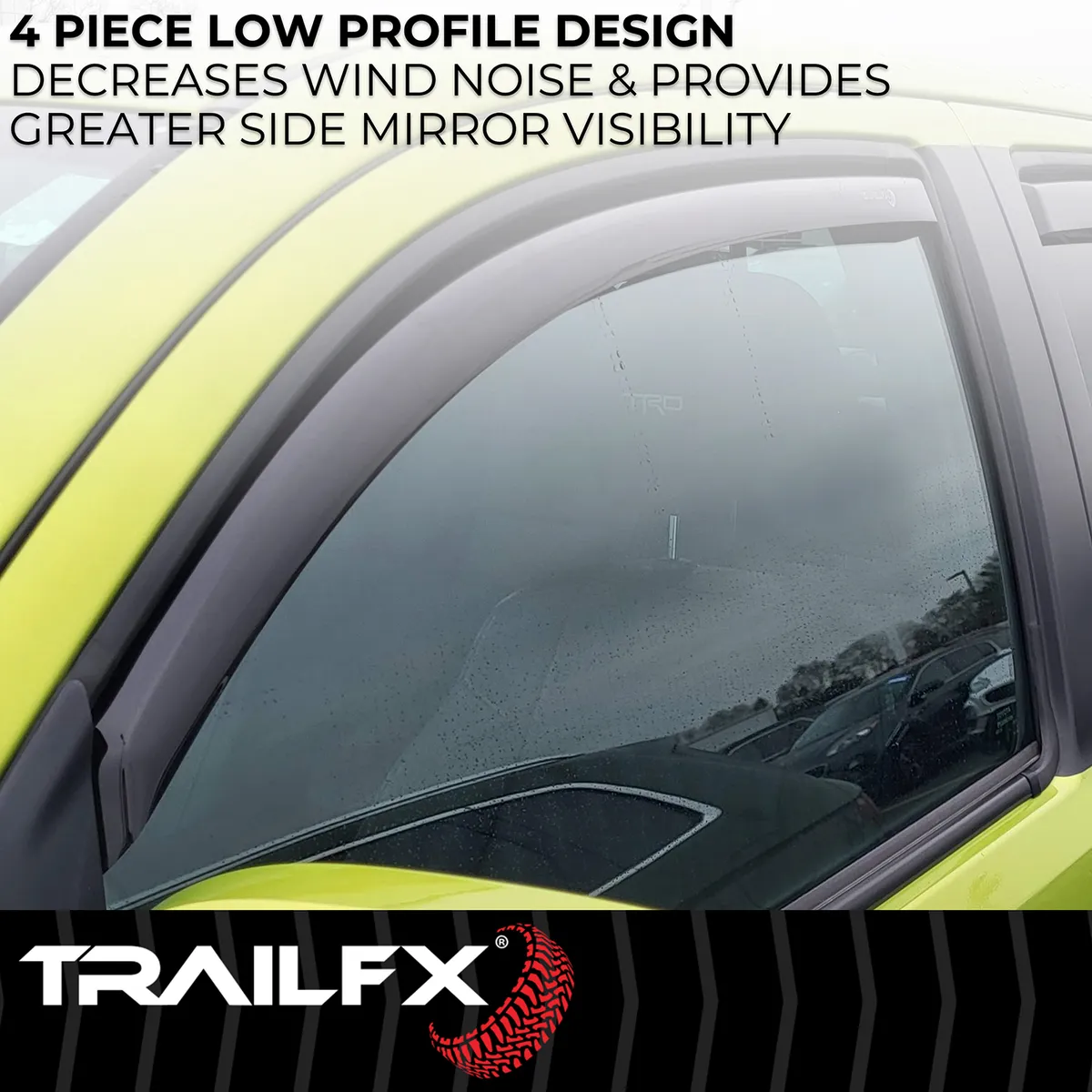 Tfx Inchannel Wndw Vents Smoke 4pc product image